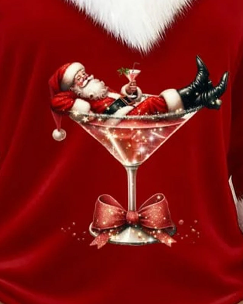 ANIELA | ŚWIĄTECZNY FOCUS, DŁUGI RĘKAW, PLUSZOWY