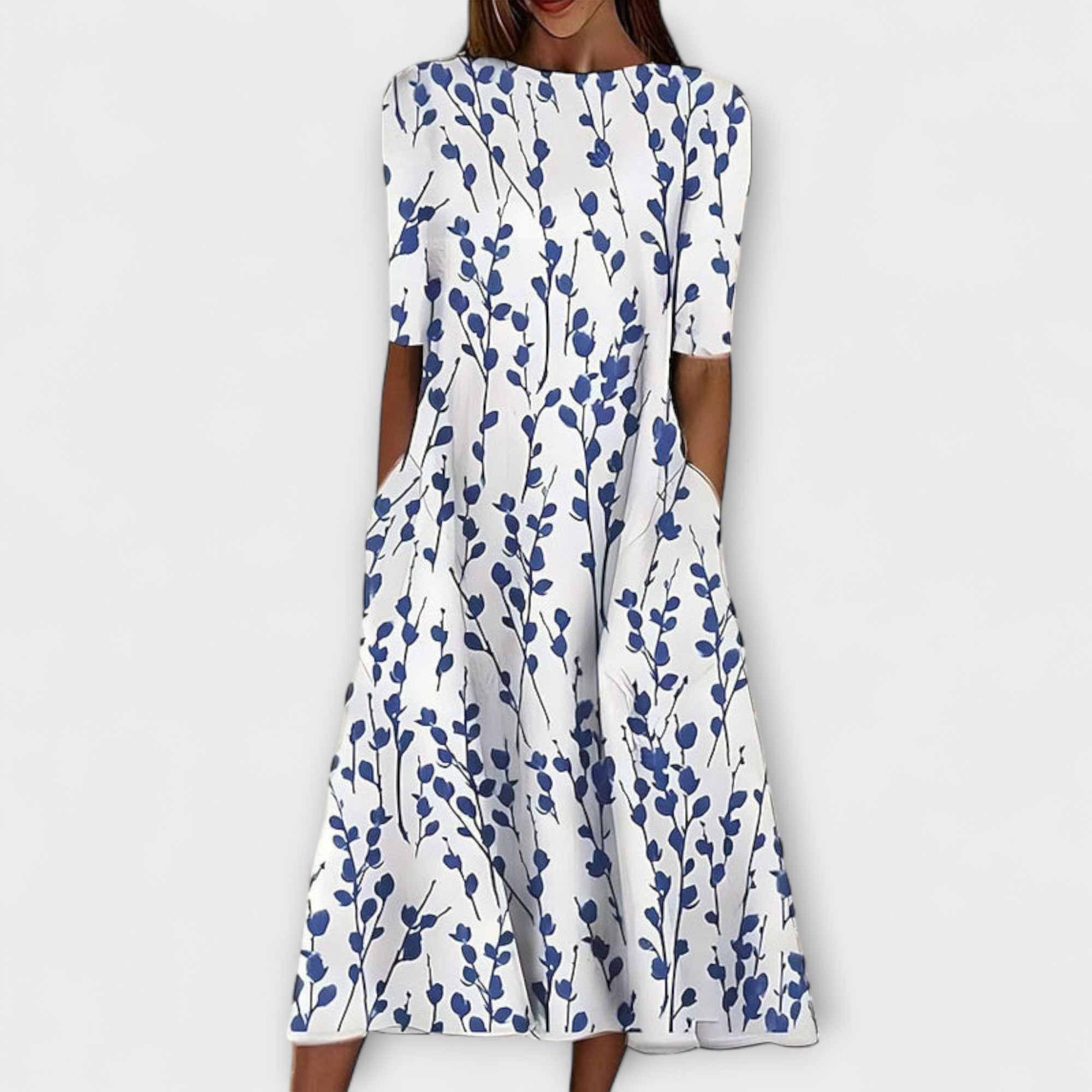 Adelina - Sukienka w kwiaty