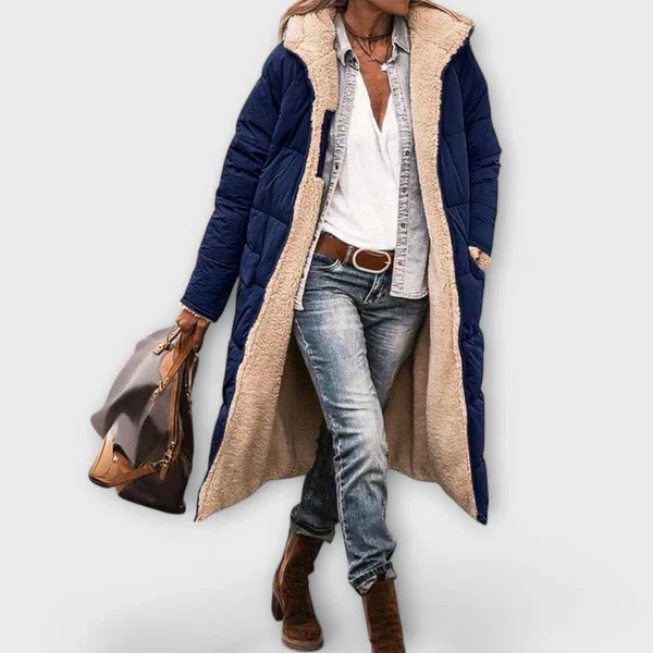 Kora - pluszowy futrzany płaszcz