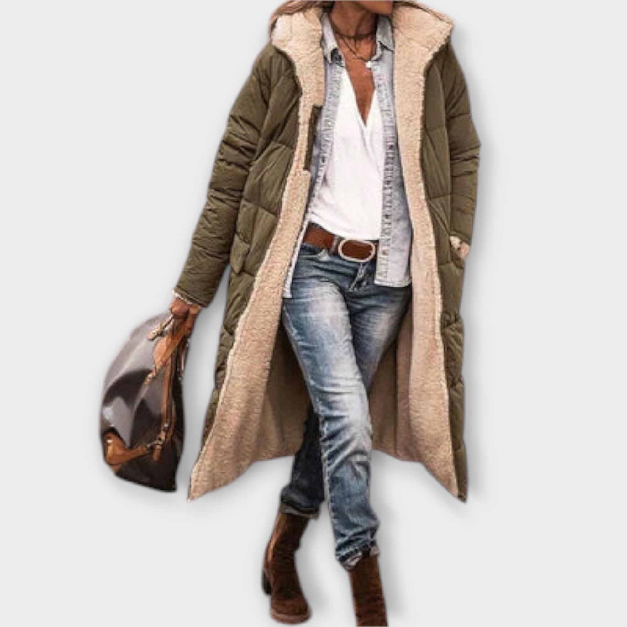 Kora - pluszowy futrzany płaszcz