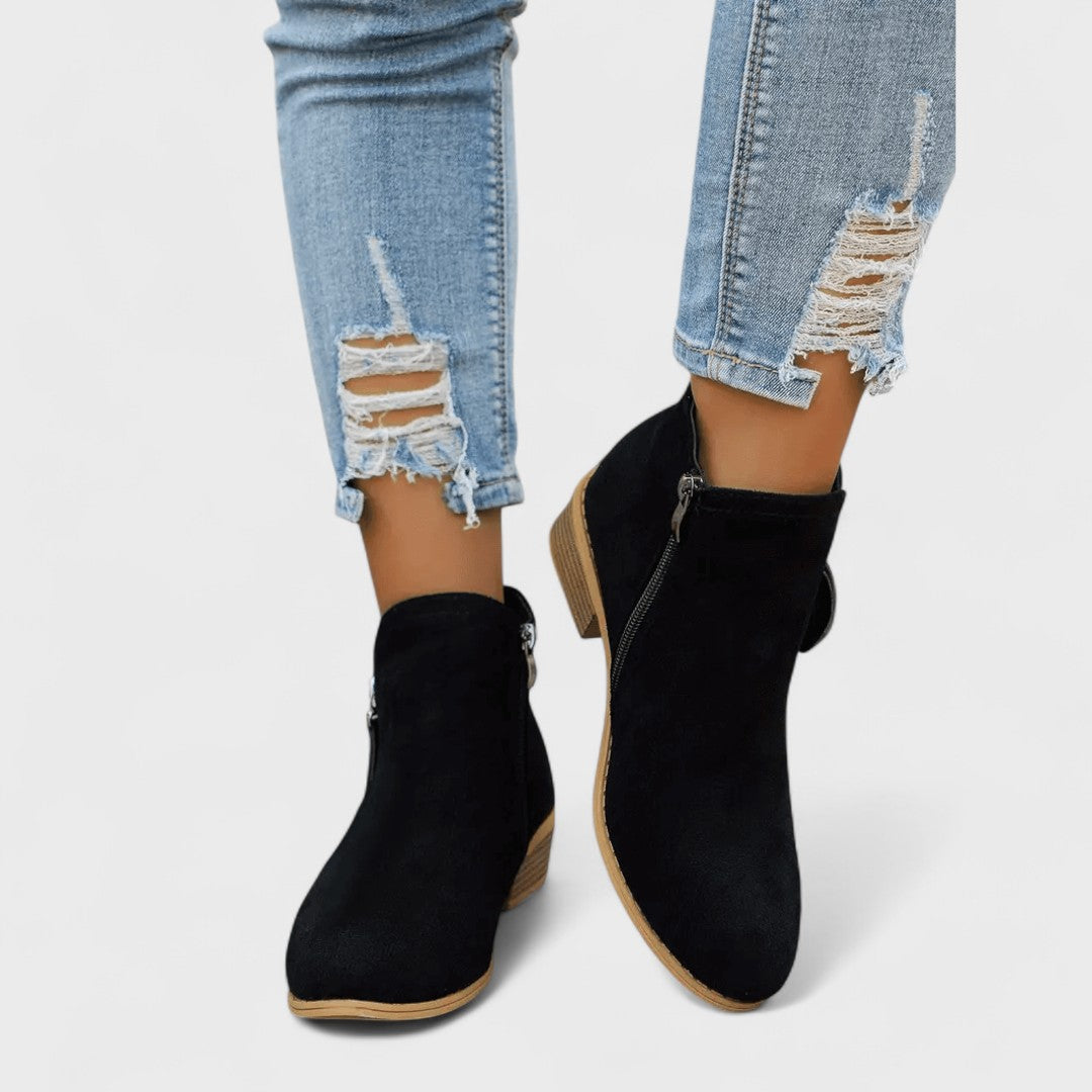 Fiora - wielkie, vintage botki