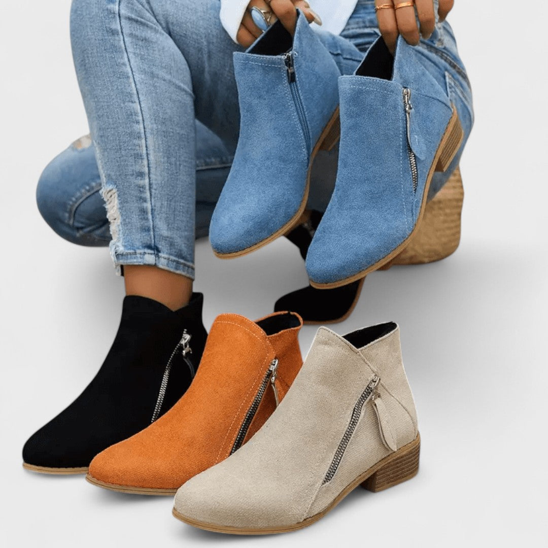 Fiora - wielkie, vintage botki