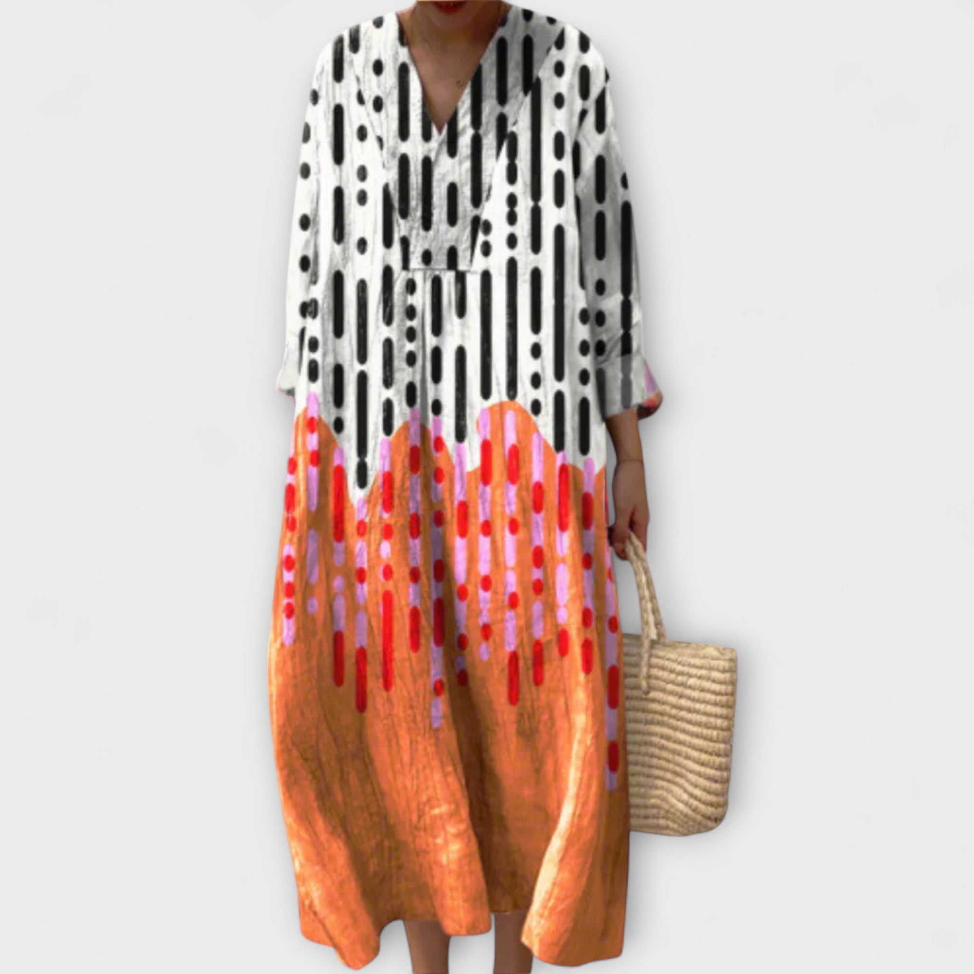 Alden - Stylowa sukienka geometryczna