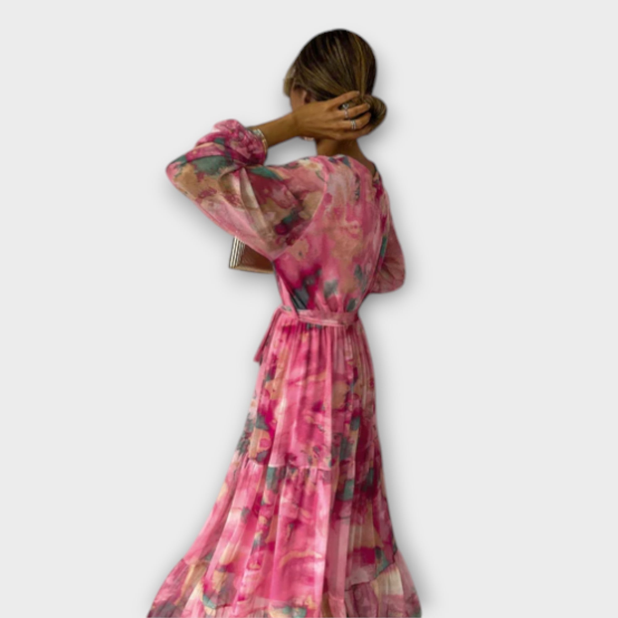 Evelyn - sukienka maxi Aquarelle Dream